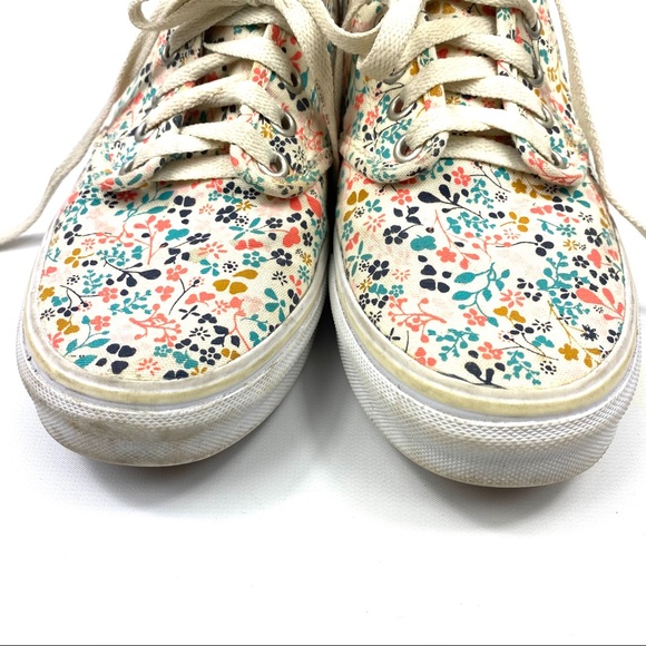 Vans Camden Lace Up Floral Sneakers, Women's 8 - Picture 2 of 12
